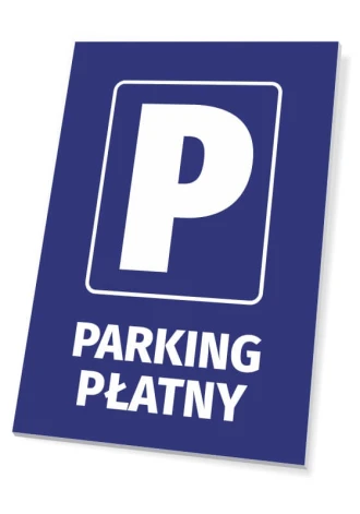 Tabliczka Parking płatny