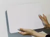 Tabliczka suchościeralna A4 z paskami magnetycznymi do regałów