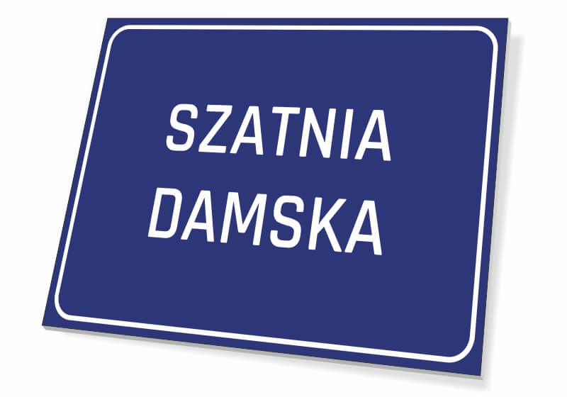 Tabliczka Szatnia damska