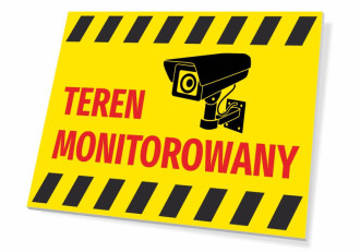 Tabliczka Teren monitorowany T012
