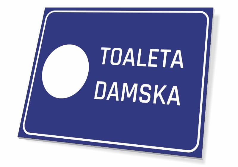 Tabliczka Toaleta damska