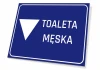 Tabliczka Toaleta męska T067