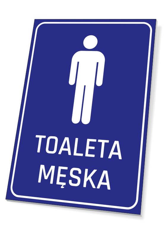 Tabliczka Toaleta męska
