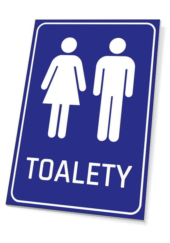Tabliczka Toalety
