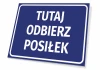 Tabliczka Tutaj odbierz posiłek