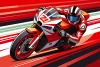 Tapeta dla chłopca Motocykl sportowy 0552