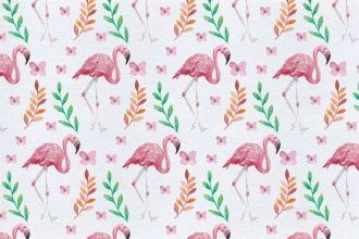 Tapeta Flamingi 0125