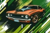 Tapeta na ścianę Supersamochód muscle car 0547